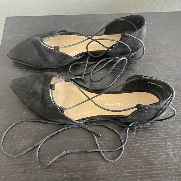 Chinese Laundry Black Flats Size 9 - Picture 2 of 3